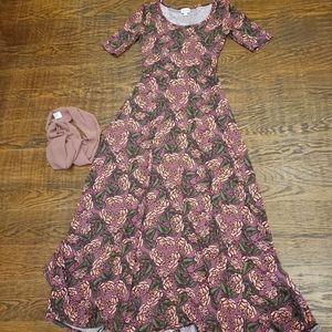 LuLaRoe Ana Maxi Dress Like New! Size XS